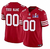 Men & Women & Youth San Francisco 49ers Active Player Custom Red 2024 F.U.S.E. Super Bowl LVIII Patch Vapor Untouchable Limited Jersey,baseball caps,new era cap wholesale,wholesale hats